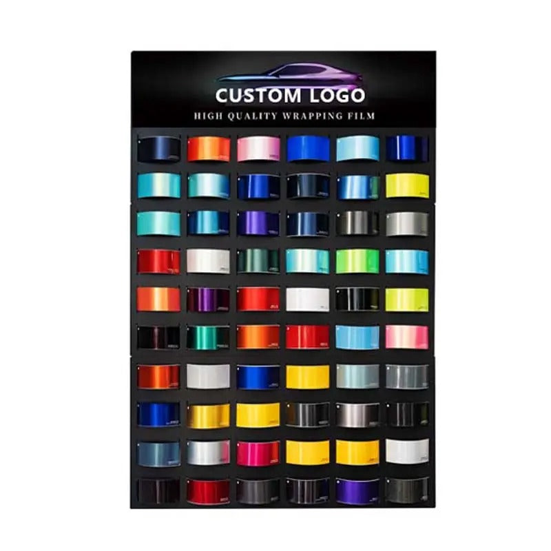 Car Vinyl Wrap Display Kit   120 Cards